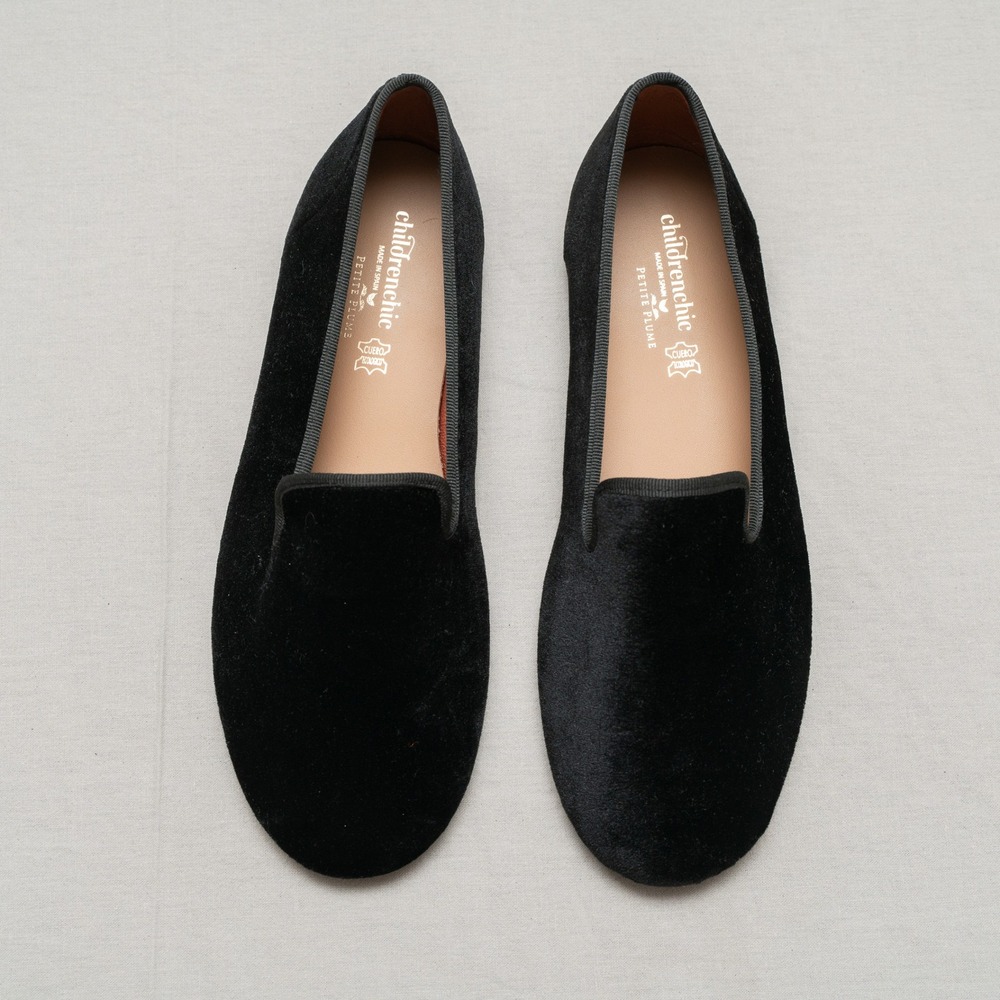 Back Velvet Childrenchic Petite Plume Hamptons Loafer Slip On Size 41‎